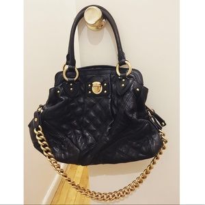 Vintage MARC JACOBS Quilted Leather Alyona Black